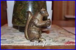 Squirrel With Nut Cast Iron Still Bank