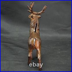 Stag Cast Iron Bank A C Williams Circa 1900 Stag Cast Iron Bank A C Williams Circa 1900