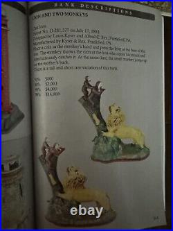 Tall Lion and Two Monkeys Cast Iron Mechanical Bank (85-90% Original Paint) Rare