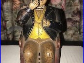 Tammany Antique Cast Iron Mechanical Bank Brown Pants