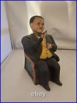 Tammany Bank Vintage Cast Iron Mechanical Coin Bank