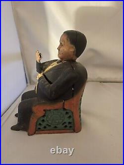 Tammany Bank Vintage Cast Iron Mechanical Coin Bank