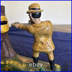 Teddy And The Bear Bank Vintage Cast Iron Works