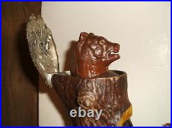 Teedy and the Bear cast iron mechanical bank