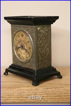Time Is Money cast iron and steel bank circa 1885