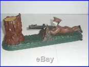 Tommy Mechanical Bank Cast Iron 1914