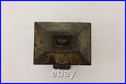 Traditional Antique Painted Cast Iron Bank Coin Bank #50538