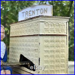 Trenton Trust Bank 75th Anniversary Cast Iron Bank 1 of 200 NO RESERVE