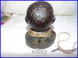 UNCLE TOM With STAR CAST IRON MECHANICAL BANK 1882 Kyser & Rex Co Black Americana