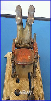 Ultra Rare 1880's J & E Stevens Dentist Mechanical Cast Iron Bank No Reserve