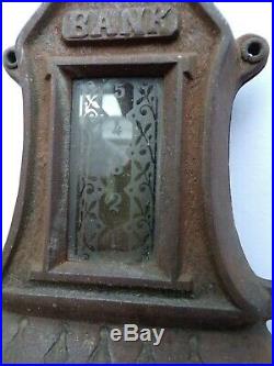 Ultra Rare Victorian Recording Bank Cast Iron Last one sold for 585.00 in 2008