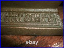 Ultra Rare Vintage Cast Iron Statue of Liberty Bust bank Original