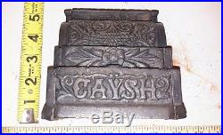 Very Old Cast Iron Bank Caysh Cash Register