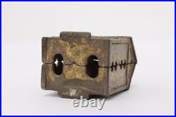 Victorian Antique Painted Cast Iron House Coin Bank #50539 Victorian Antique Painted Cast Iron House Coin Bank #50539