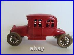 Vintage 1910's A C Williams Touring Carriage Car Cast Iron Bank