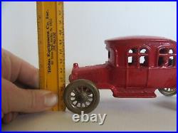 Vintage 1910's A C Williams Touring Carriage Car Cast Iron Bank