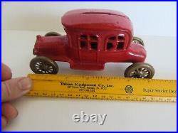 Vintage 1910's A C Williams Touring Carriage Car Cast Iron Bank