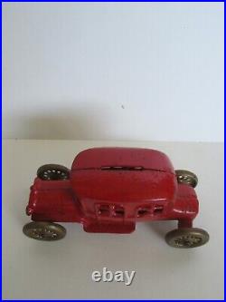 Vintage 1910's A C Williams Touring Carriage Car Cast Iron Bank