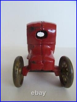 Vintage 1910's A C Williams Touring Carriage Car Cast Iron Bank