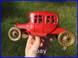Vintage 1910's A C Williams Touring Carriage Car Cast Iron Bank