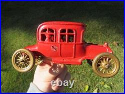 Vintage 1910's A C Williams Touring Carriage Car Cast Iron Bank