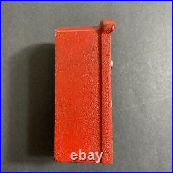 Vintage 1950's-60's FIRE ALARM BOX CAST IRON BANK MADE IN JAPAN