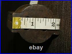 Vintage 3 1/4 High Cast Iron Pagoda Coin Bank