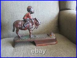 Vintage Always DID Spise A Mule Cast Iron Mechanical Bank Patent Date 1879
