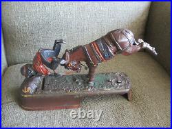 Vintage Always DID Spise A Mule Cast Iron Mechanical Bank Patent Date 1879