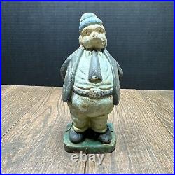 Vintage Antique CAST IRON STILL PIGGY BANK WIMPY? (Pig Man Bank)