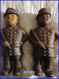 Vintage Antique Cast Iron A. C. Williams Mulligan the Cop Police Officer Bank