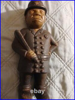 Vintage Antique Cast Iron A. C. Williams Mulligan the Cop Police Officer Bank