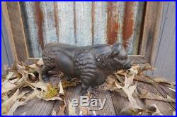 Vintage/Antique Heavy Bull Coin Bank