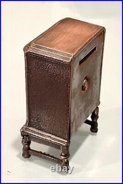 Vintage Antique Majestic Floor Radio Iron Toy Money Coin Safe Box Piggy Bank