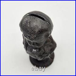 Vintage/Antique Middy Bank Still Coin Bank Cast Iron 5 1/4Tall No Clapper Vintage/Antique Middy Bank Still Coin Bank Cast Iron 5 1/4Tall No Clapper