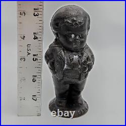 Vintage/Antique Middy Bank Still Coin Bank Cast Iron 5 1/4Tall No Clapper Vintage/Antique Middy Bank Still Coin Bank Cast Iron 5 1/4Tall No Clapper