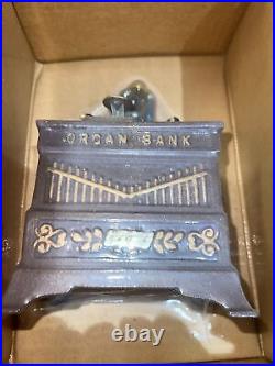 Vintage Book of Knowledge Cast Iron 1882 Reproduction Mechanical Organ Bank New