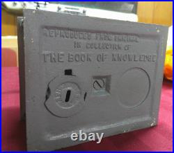 Vintage Book of Knowledge Cast Iron Uncle Sam Mechanical Bank