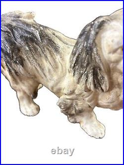 Vintage Cast Iron Bank Figurine Dog Pekingese