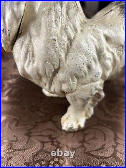Vintage Cast Iron Bank Figurine Dog Pekingese