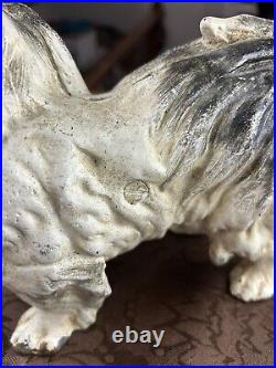Vintage Cast Iron Bank Figurine Dog Pekingese