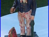 Vintage Cast Iron Bank Uncle Sam Mechanical & in working condition -Estate sale