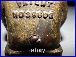 Vintage Cast Iron Billiken Buddha Good Luck Bank 1900's Estate Find