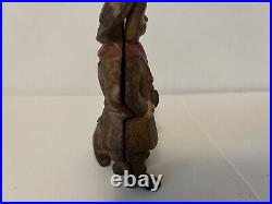 Vintage Cast Iron Buster Brown and Tige the Dog Still Bank