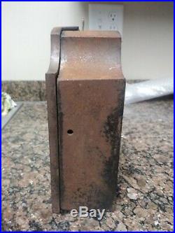 Vintage Cast Iron Coin Bank rare find here5 cent