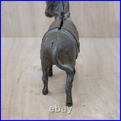 Vintage Cast Iron Donkey Burro Mule Still Penny Bank Vintage Cast Iron Donkey Burro Mule Still Penny Bank