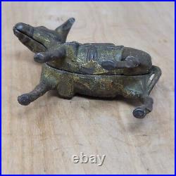 Vintage Cast Iron Donkey Burro Mule Still Penny Bank Vintage Cast Iron Donkey Burro Mule Still Penny Bank