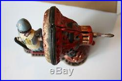 Vintage Cast Iron GIRL JUMPING ROPE Mechanical Bank, Older Reproduction, Skipping