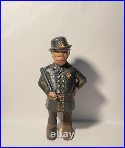Vintage Cast Iron Mulligan Policeman bank