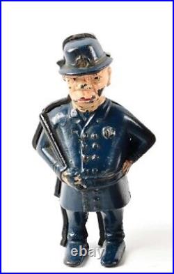 Vintage Cast Iron Mulligan (policeman) Still/coin Bank Made By A. C. Williams